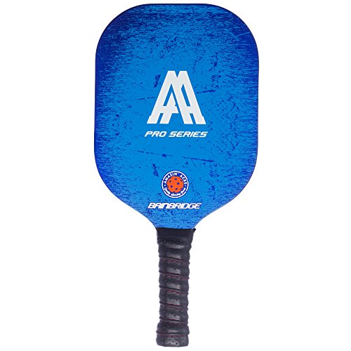 Amazin' Aces 'Bainbridge' Pickleball Paddle (Pro Series) | Edgeless Composite Paddle | Aluminum Honeycomb Core with Graphite & Fiberglass Rimless Face | Includes Racket Cover with Shoulder Strap Amazin' Aces 'Bainbridge' Pickleball Paddle (Pro Series) | Edgeless Composite Paddle | Aluminum Honeycomb Core with Graphite & Fiberglass Rimless Face | Includes Racket Cover with Shoulder Strap