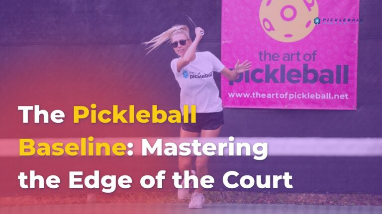 The Pickleball Baseline: Mastering the Edge of the Court