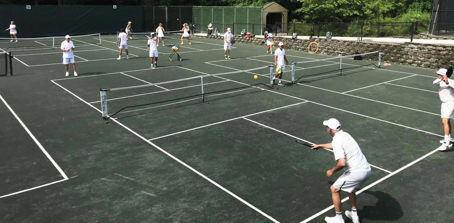 Pickleball on Clay