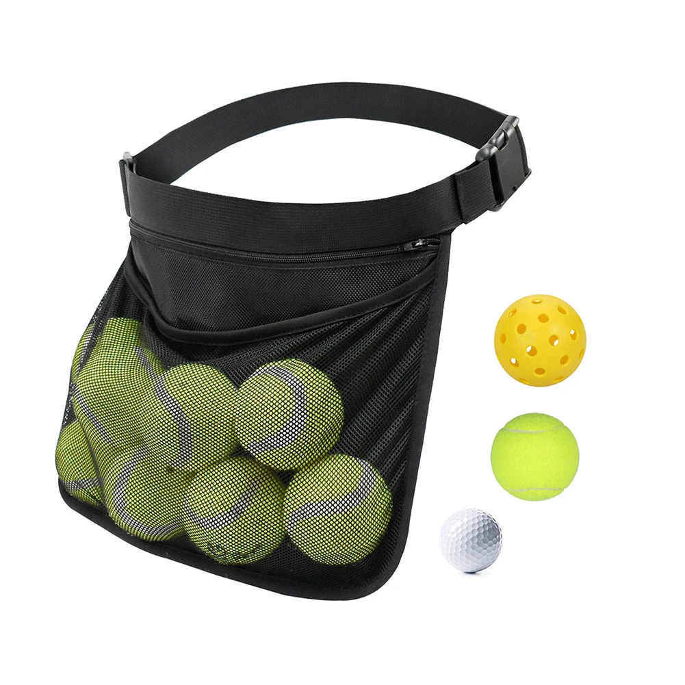 Tennis Ball Holder Pickleball Ball Wasit Pouch Holding Tennis Or Pickleball  Balls Tennis Pickleball Accessory For Women Men