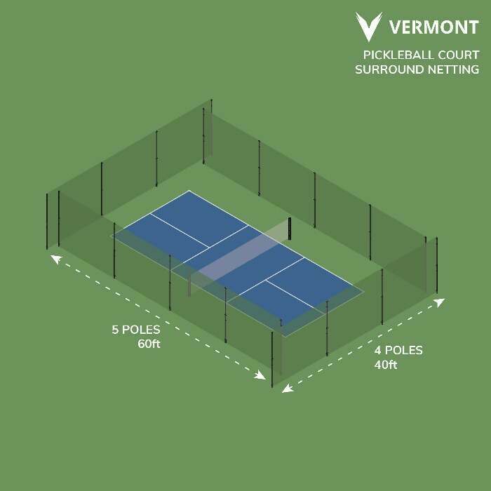 Vermont Pickleball Court Surround System | Net World Sports