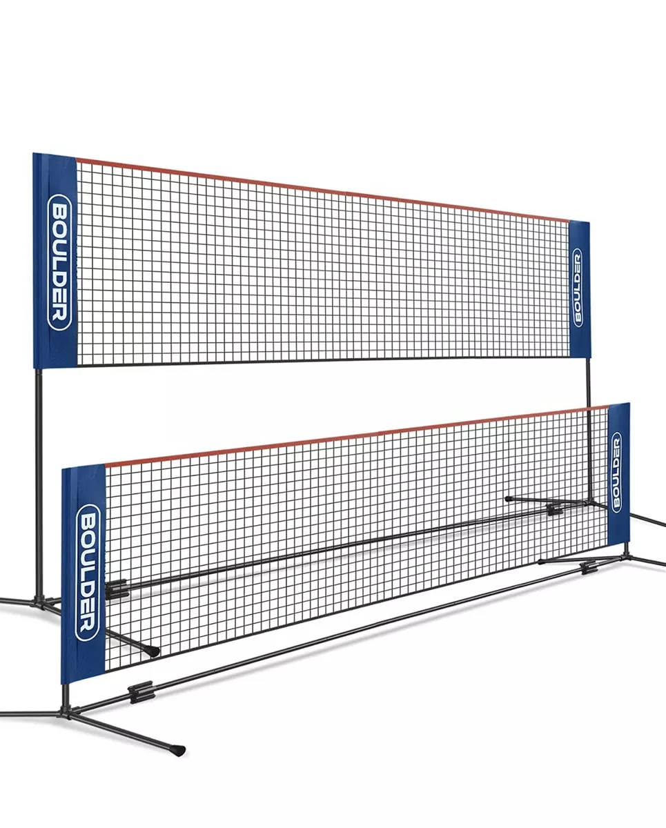 Boulder Badminton Pickleball Net - Height Adjustable ...