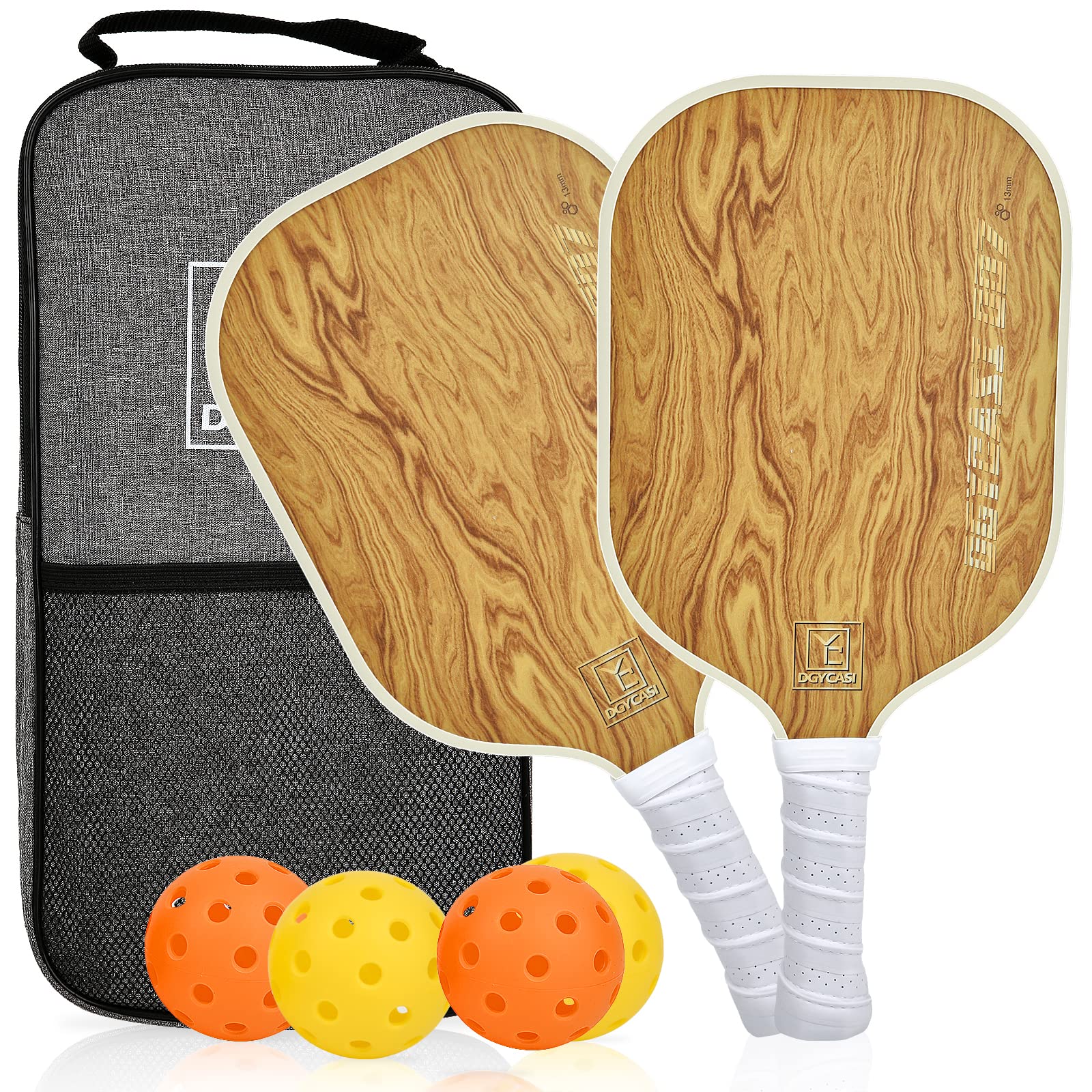 Pickleball Paddles Set of 2, 2023 USAPA Approved, Carbon ...