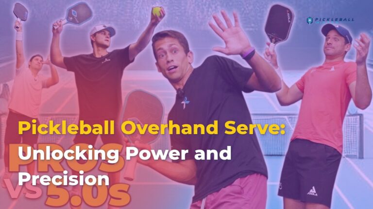 The Pickleball Overhand Serve: Unlocking Power and Precision